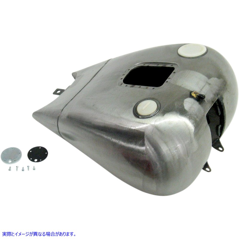 取寄せ 拡張ダッシュスタイルのガソリンタンク ドラッグスペシャリティーズ Extended Gas Tank with Gauge Bung - Softail 1914-1864 19141864