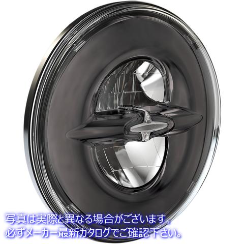 取寄せ 7インチ リフレクタースタイル LED ヘッドランプ - ダーククローム ドラッグスペシャリティーズ 7 Reflector-Style LED Headlamp - Dark Chrome 2001-1787 20011787