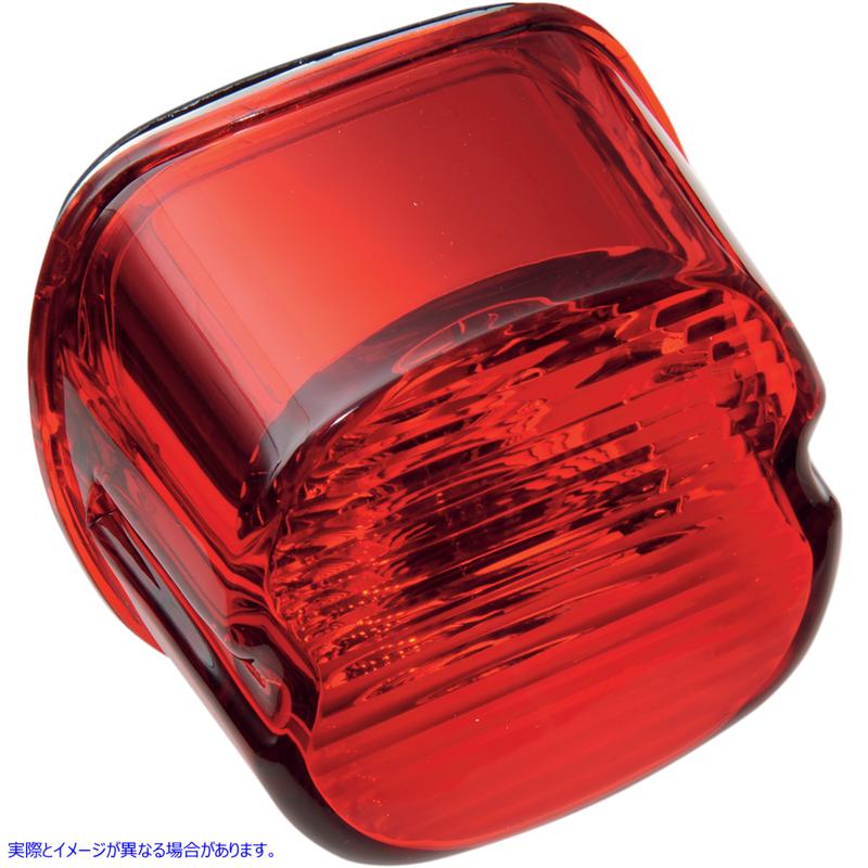 取寄せ レイダウンテールライトレンズ - レッド ドラッグスペシャリティーズ Laydown Taillight Lens - Red 2010-0799 20100799
