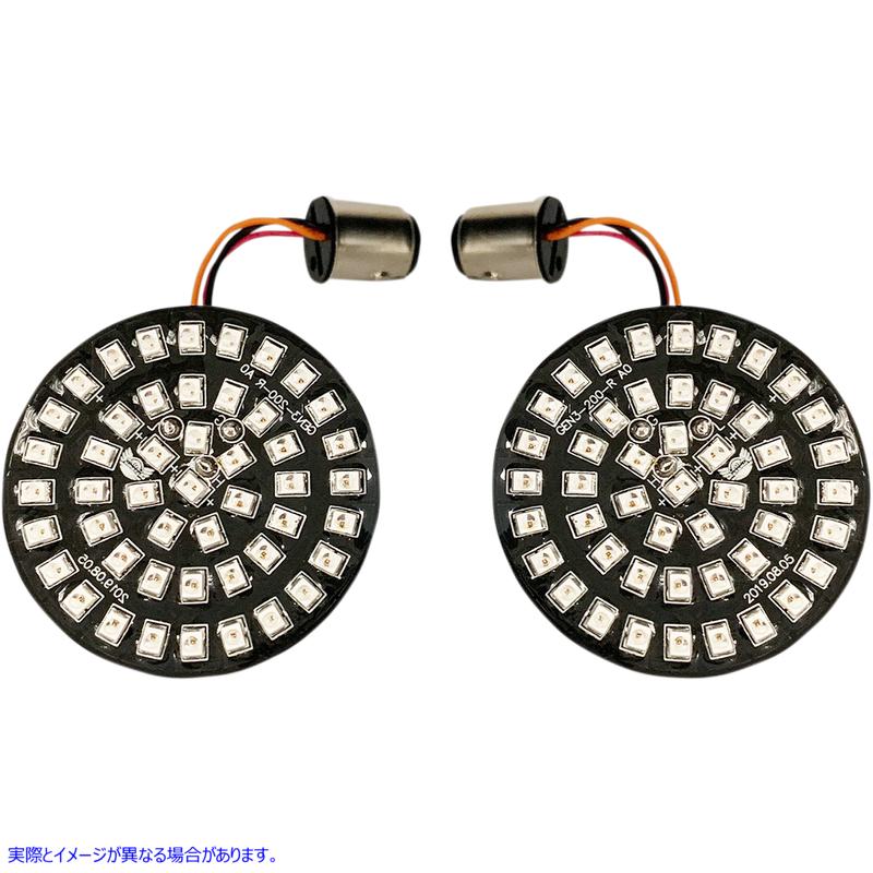 取寄せ バレットスタイルターンシグナルインサート - レッド ドラッグスペシャリティーズ Bullet-Style Turn Signal Insert - Red 2020-1813 20201813