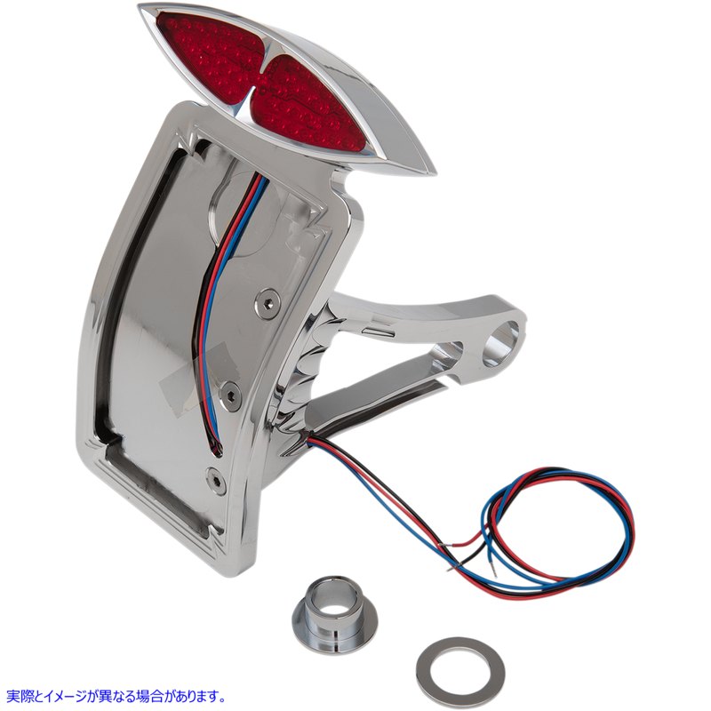 取寄せ テールライト/ナンバープレートマウント - カーブ - 垂直 ドラッグスペシャリティーズ Taillight/License Plate Mount - Curved - Vertical 2030-0171 20300171