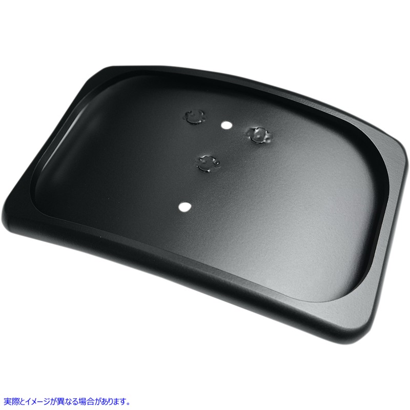 取寄せ ナンバープレートマウント - 3穴 - フラットブラック ドラッグスペシャリティーズ License Plate Mount - 3 Hole - Flat Black 2030-1013 20301013