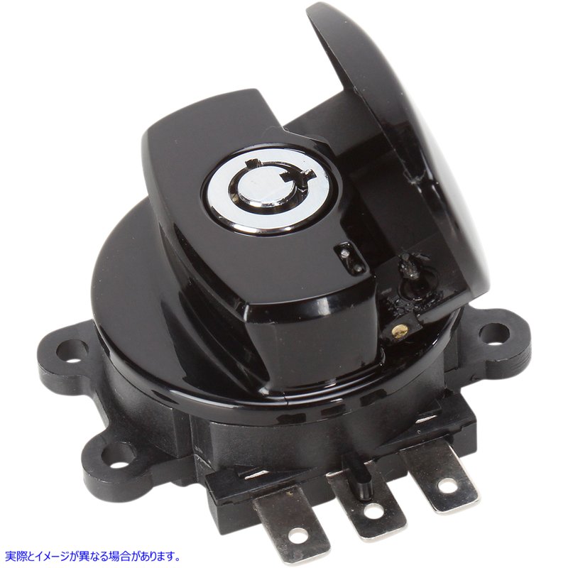 取寄せ サイドヒンジイグニッションスイッチ - グロスブラック ドラッグスペシャリティーズ Side Hinge Ignition Switch - Gloss Black 2106-0225 21060225