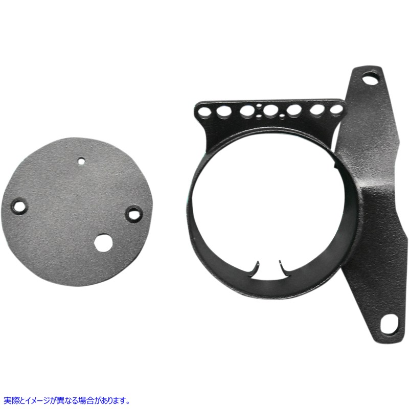 取寄せ スピードメーター移設ブラケット - ブラック ドラッグスペシャリティーズ Speedometer Relocation Bracket - Black 2210-0359 22100359