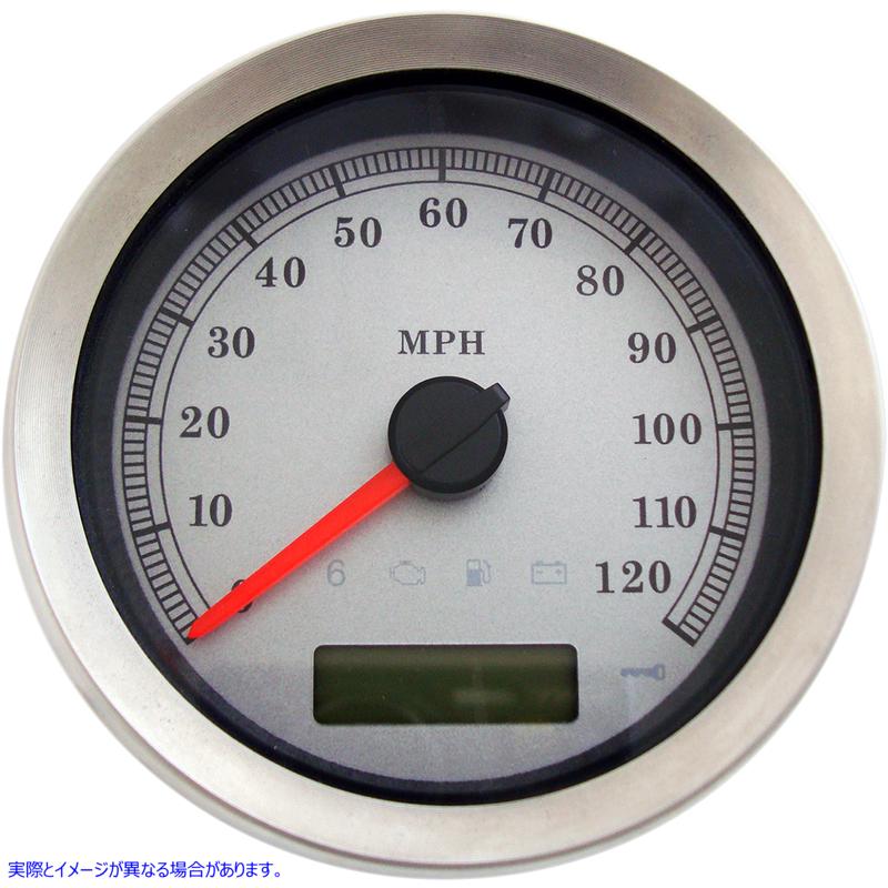 取寄せ プログラム可能なスピードメーター - シルバーフェイス - MPH ドラッグスペシャリティーズ Programmable Speedometer - Silver Face - MPH 2210-0459 22100459