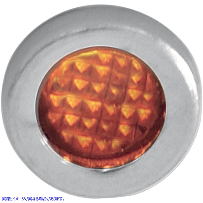 取寄せ スナップインインジケータライト ドラッグスペシャリティーズ Snap-In Indicator Light - Amber - Stainless Steel Bezel 2212-0112 22120112