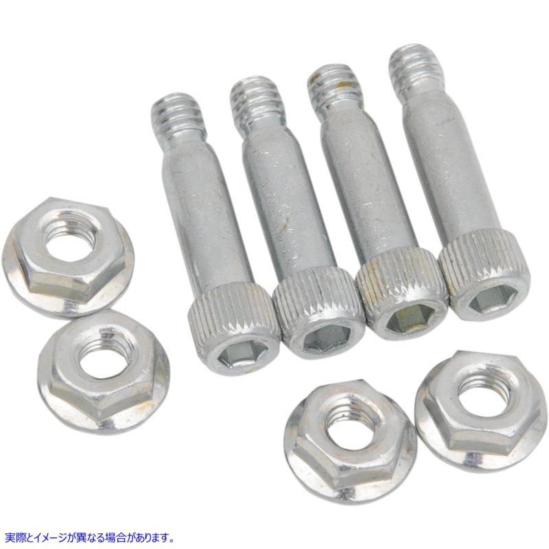 取寄せ フロアボードマウントキット ドラッグスペシャリティーズ Board Mount Screws with Nuts - Front 2401-0850 24010850