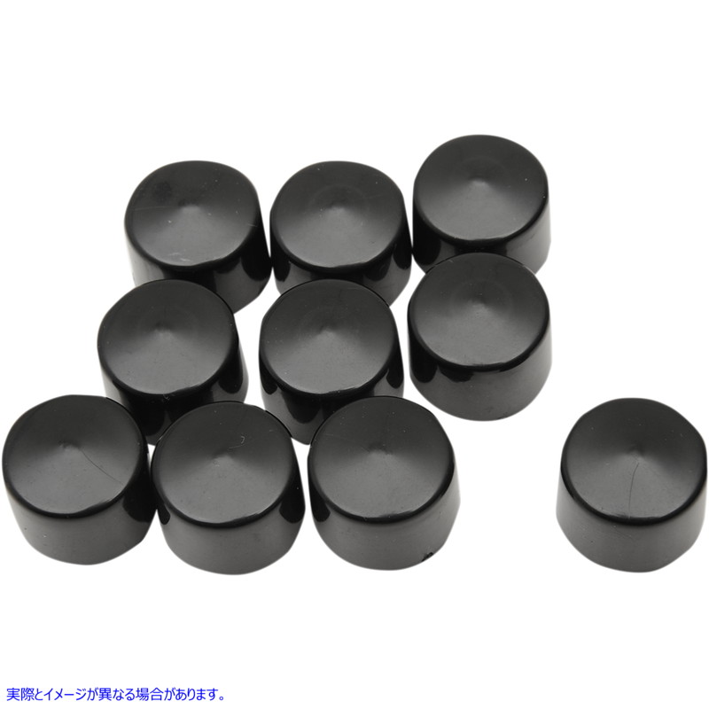 取寄せ ボルトカバーキット ドラッグスペシャリティーズ Bolt Covers - Hex - 7/16 - Black - 10 Pack 2402-0152 24020152