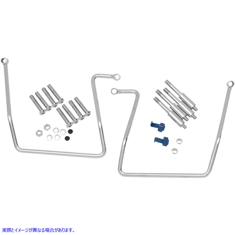 取寄せ サドルバッグサポート - クローム - FXD 91-17 ドラッグスペシャリティーズ Saddlebag Support - Chrome - FXD '91-'17 3501-0258 35010258