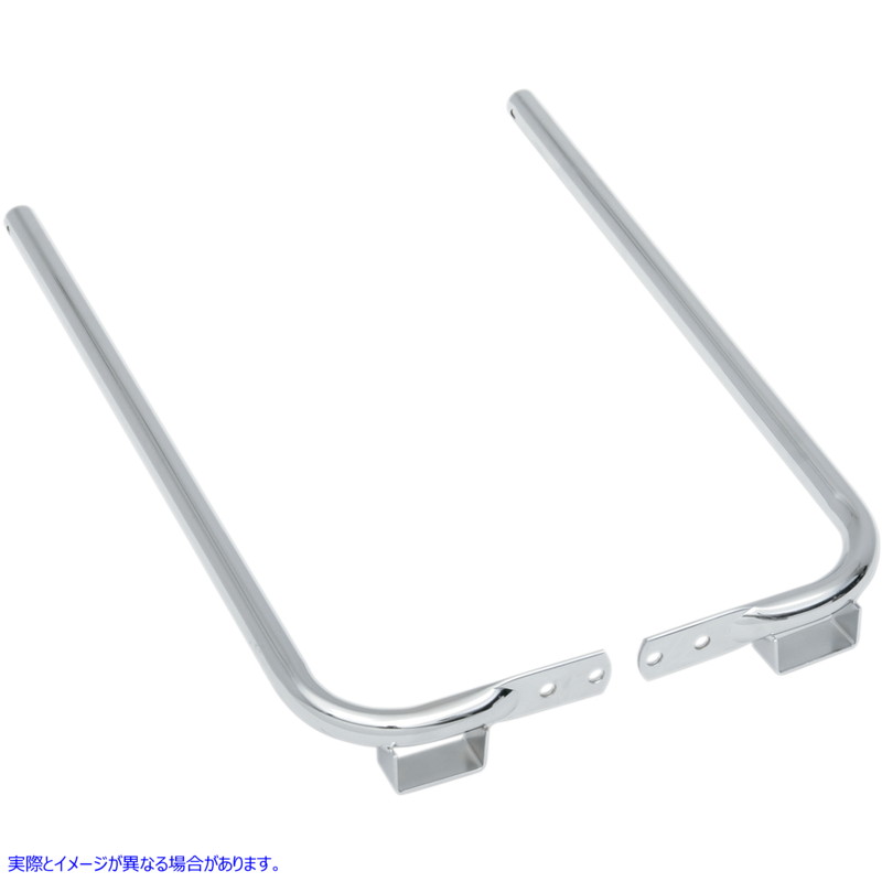 取寄せ サドルバッグサポートブラケット - クローム - FL 93-08 ドラッグスペシャリティーズ Saddlebag Support Brackets - Chrome - FL '93-'08 3501-0602 35010602