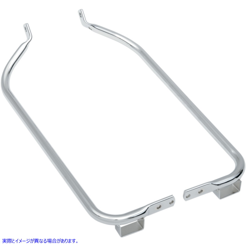取寄せ サドルバッグサポートブラケット - クローム - FL 04-08 ドラッグスペシャリティーズ Saddlebag Support Brackets - Chrome - FL '04-'08 3501-0603 35010603