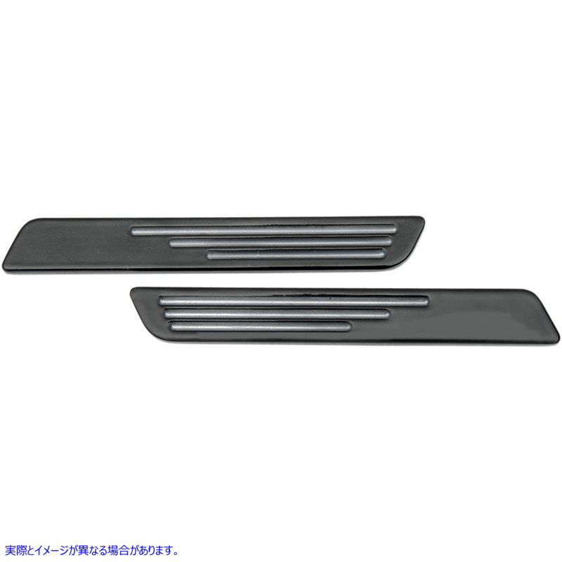 取寄せ サドルバッグ ラッチ インサート - ブラック - FLT/FLH 99-13 ドラッグスペシャリティーズ Saddlebag Latch Insert - Black - FLT/FLH '99-'13 3501-0761 35010761