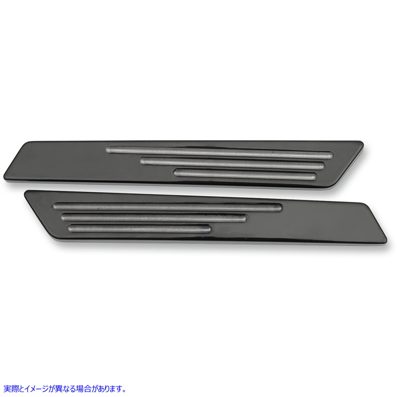 取寄せ サドルバッグヒンジインサート - ブラック - FL 14-22 ドラッグスペシャリティーズ Saddlebag Hinge Inserts - Black - FL '14-'22 3501-0963 35010963