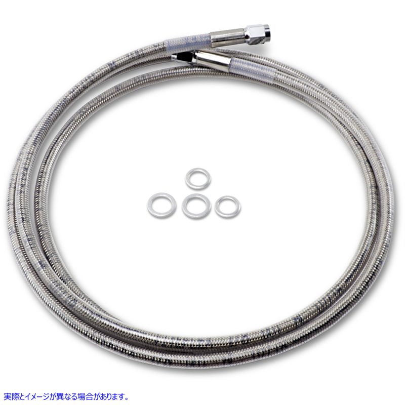 取寄せ ユニバーサルブレーキライン - クリア - 74インチ ドラッグスペシャリティーズ Universal Brake Line - Clear - 74 DS098874 DS098874