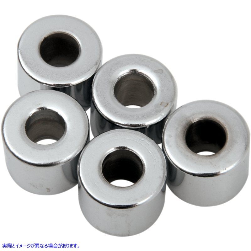 取寄せ スペーサー - クローム - 1/4インチ x 5/8インチ x 1/2インチ ドラッグスペシャリティーズ Spacer - Chrome - 1/4 x 5/8 x 1/2 DS-190004 DS190004