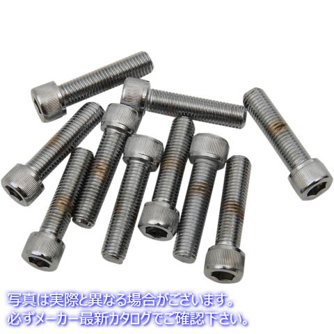 取寄せ ファインスレッドボルト ドラッグスペシャリティーズ Bolts - Socket-Head/Replacement - Knurled/Fine Thread - 5/16-24 x 1 - 10 Pack DS-190571 DS190571