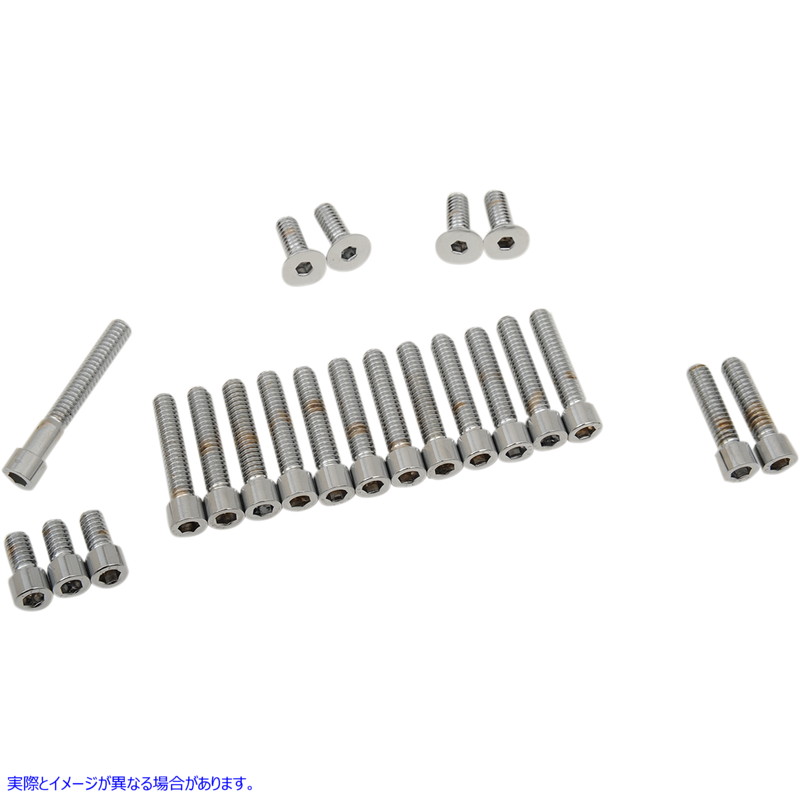 取寄せ カバーボルト - ソケット - カムシャフト/プライマリー - スムース ドラッグスペシャリティーズ Cover Bolts - Socket - Camshaft/Primary - Smooth DS-190755S DS190755S