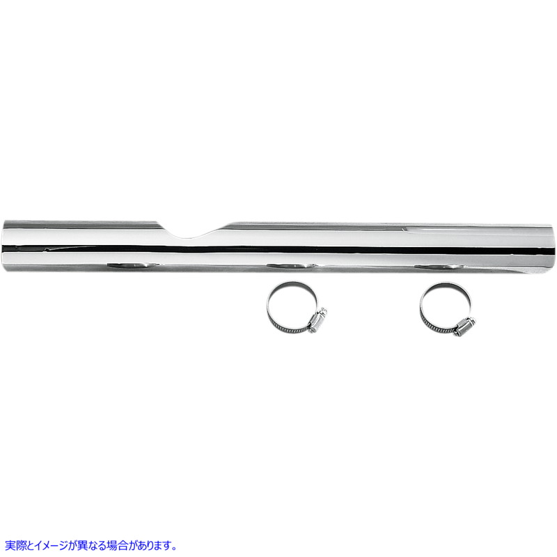 取寄せ 右側クロームヒートシールド ドラッグスペシャリティーズ Right-Side Chrome Heat Shield DS-203086 DS203086