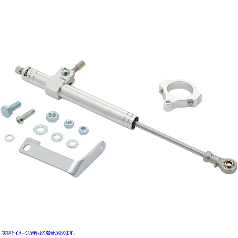 取寄せ ステアリングダンパー - クローム - 91-05 FXD ドラッグスペシャリティーズ Steering Damper - Chrome - '91-'05 FXD DS221909 DS221909
