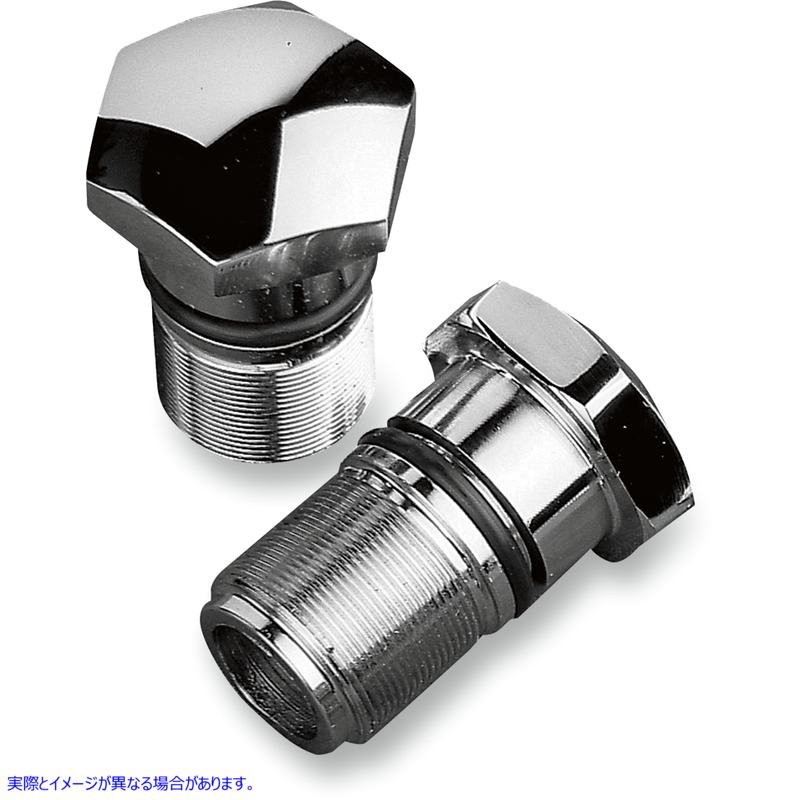 取寄せ フォークチューブキャップ - クローム ドラッグスペシャリティーズ Fork Tube Cap - Chrome DS-222785 DS222785