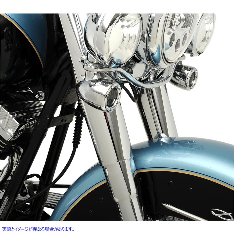 取寄せ フォークスライダーカバー - 標準長さ - クローム - スムース ドラッグスペシャリティーズ Fork Slider Covers - Stock Length - Chrome - Smooth DS-222898 DS222898