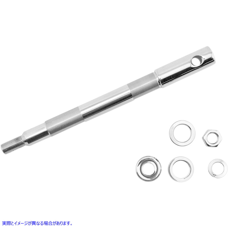 取寄せ アクスルキット - フロント - クローム ドラッグスペシャリティーズ Axle Kit - Front - Chrome DS223036 DS223036