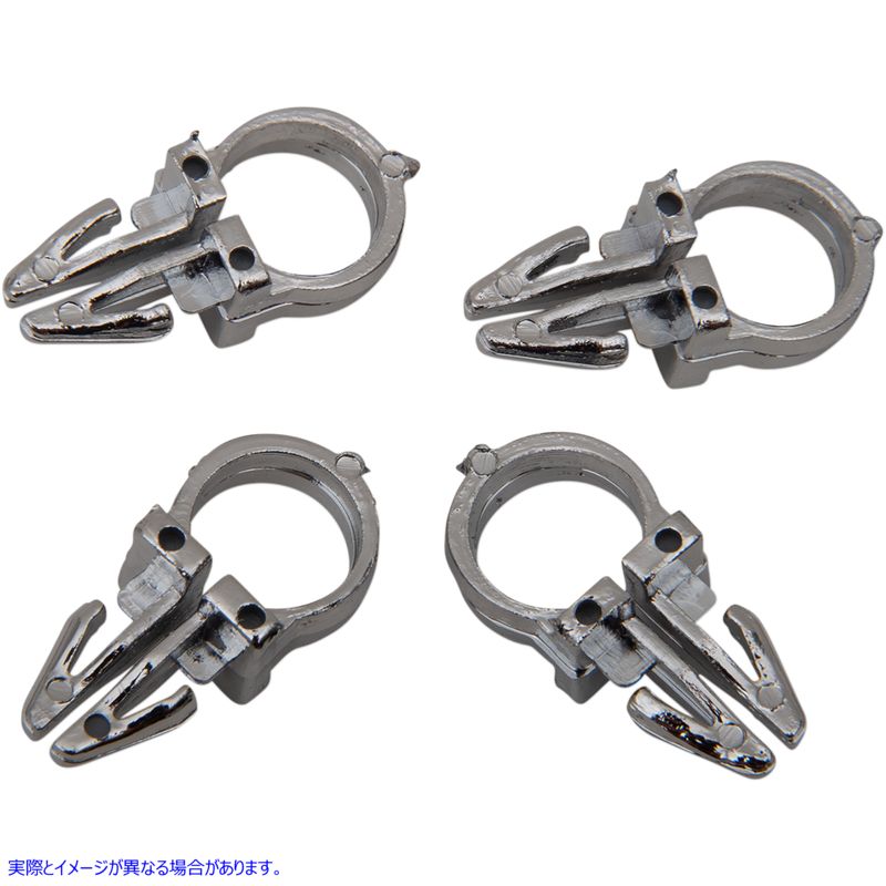 取寄せ ハンドルバーの配線クリップ ドラッグスペシャリティーズ Handlebar Wiring Clips- 3/8 - 4PK DS-272333 DS272333