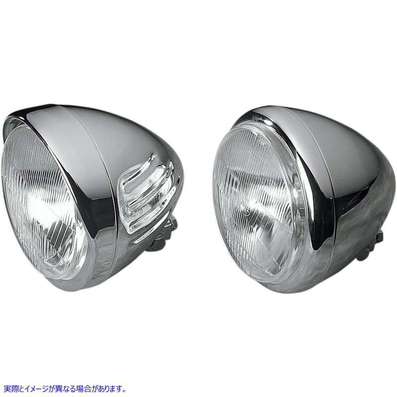 取寄せ ヘッドライト - 5-3/4インチ - プレーン ドラッグスペシャリティーズ Headlight - 5-3/4 - Plain DS-280008 DS280008