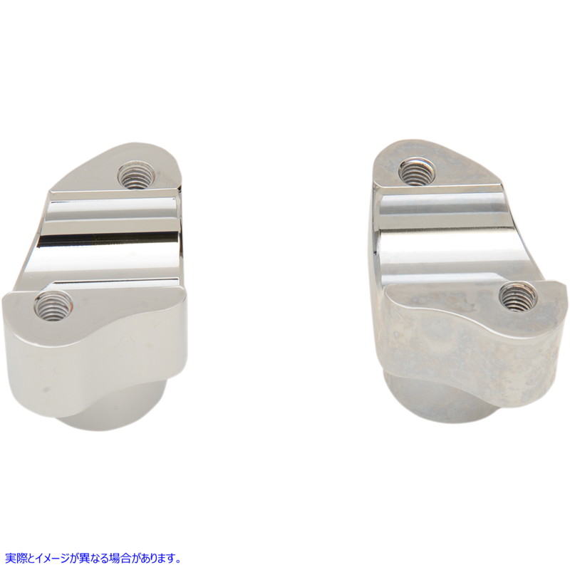 取寄せ ライザー - バッファロー - 1-1/2インチ - クローム ドラッグスペシャリティーズ Risers - Buffalo - 1-1/2 - Chrome DS-290113 DS290113