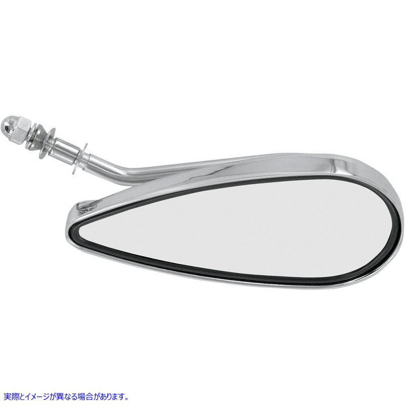 取寄せ ティアドロップミラー - 左 ドラッグスペシャリティーズ Teardrop Mirror - Left DS300017 DS300017