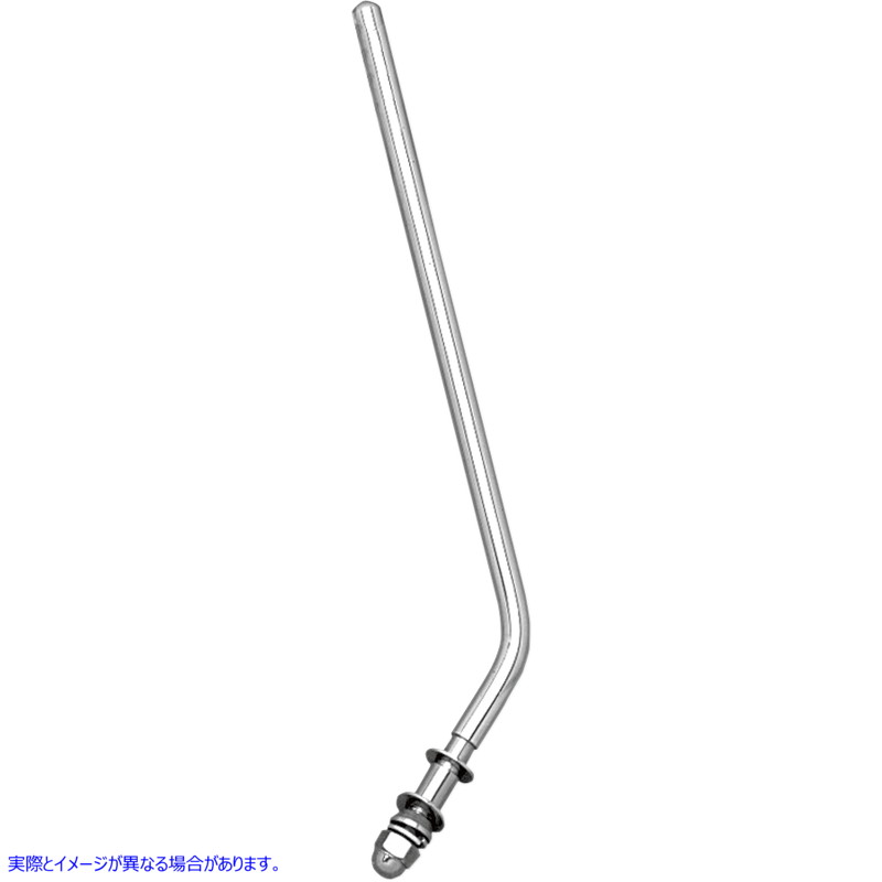 取寄せ ダイキャストミラーの交換用ステム ドラッグスペシャリティーズ Mirror Stem - Replacement - Die-Cast Mirror - Long - Chrome DS-302106 DS302106