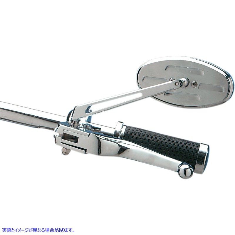 取寄せ ミラー - ステルス II - サイドビュー - オーバル - クローム ドラッグスペシャリティーズ Mirror - Stealth II - Side View - Oval - Chrome DS-302152 DS302152