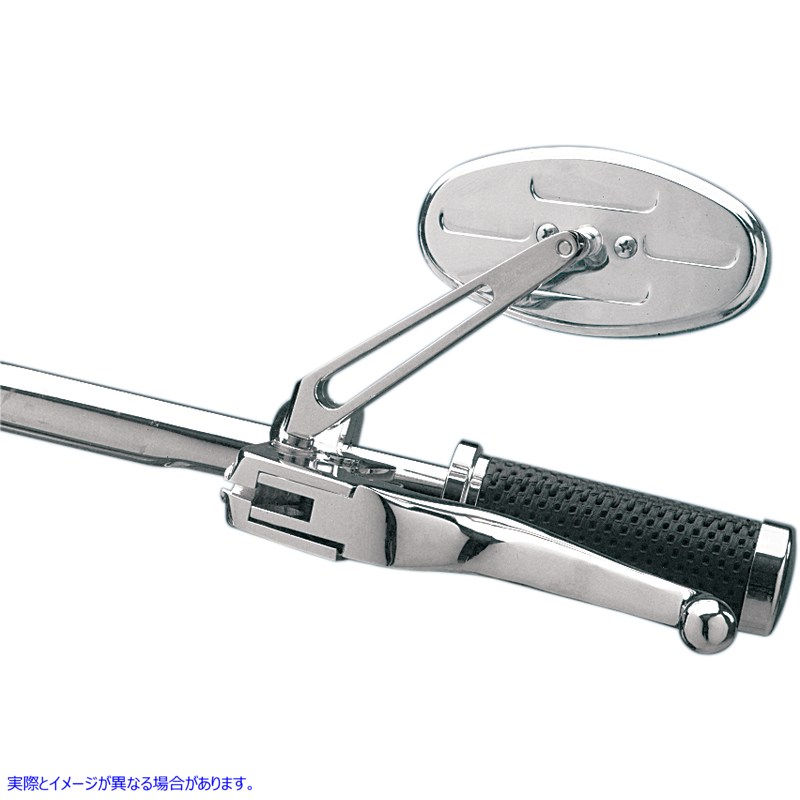 取寄せ ミラー - ステルスI - サイドビュー - オーバル - クローム ドラッグスペシャリティーズ Mirror - Stealth I - Side View - Oval - Chrome DS-302166 DS302166