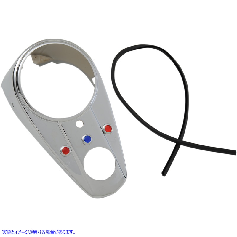 取寄せ 3ライトダッシュカバー - クローム ドラッグスペシャリティーズ Three-Light Dash Cover - Chrome DS-373656 DS373656