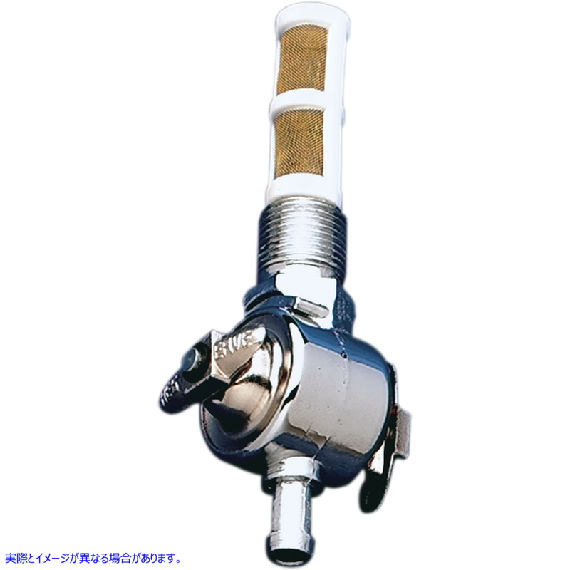 取寄せ 初期型燃料ペットコック - ストレート - 3/8インチ NPT ドラッグスペシャリティーズ Early-Style Fuel Petcock - Straight - 3/8 NPT DS-390214 DS390214