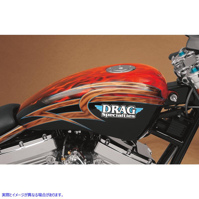 取寄せ Sportsterのガソリンタンク ドラッグスペシャリティーズ Gas Tank with Chrome Aero-Style Gas Cap - 3.3 Gallons - Sportster DS-390340 DS390340