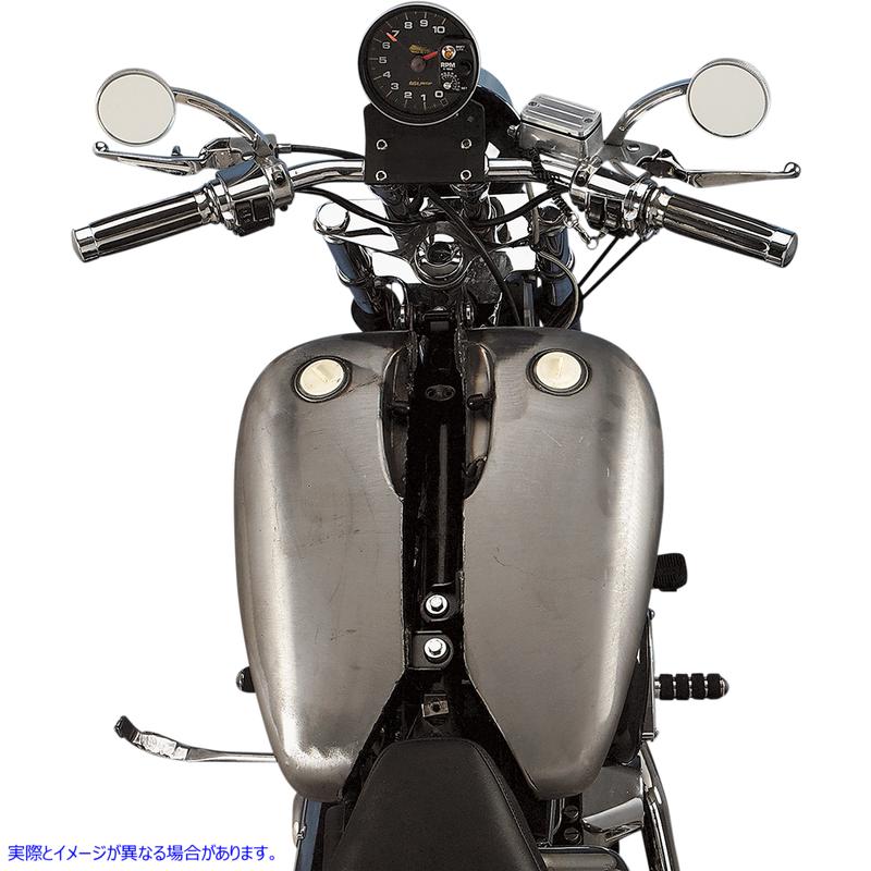 取寄せ 2拡張2ピースフラットサイドガスタンク ドラッグスペシャリティーズ Flat-Side Gas Tank Set - 2 Extended - 5.2 Gallons DS-391291 DS391291