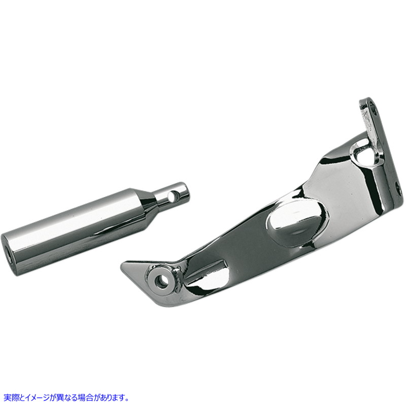 取寄せ フロアボード取り付けブラケット - 左後部 - クローム - FLST ドラッグスペシャリティーズ Floorboard Mounting Bracket - Left Rear - Chrome - FLST DS-530614 DS530614