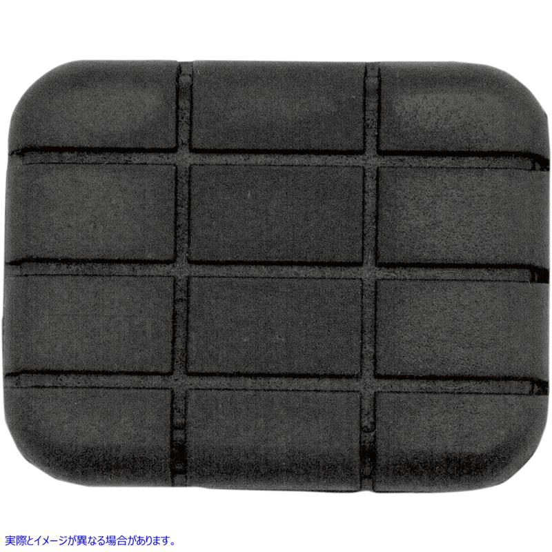 取寄せ クロムブレーキペダルパッド ドラッグスペシャリティーズ Replacement Rubber Pad - Black DS-720417 DS720417