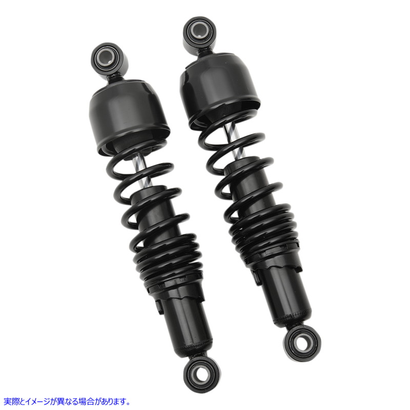 取寄せ 交換用ショックアブソーバー - ブラック - 12インチ ドラッグ ショック Replacement Shock Absorbers - Black - 12 1310-1305 13101305