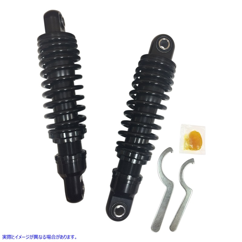 取寄せ プレミアムショック - ブラック - 10.5インチ - 85-18 FLT ドラッグ ショック Premium Shock - Black - 10.5 - '85-'18 FLT 1310-1662 13101662