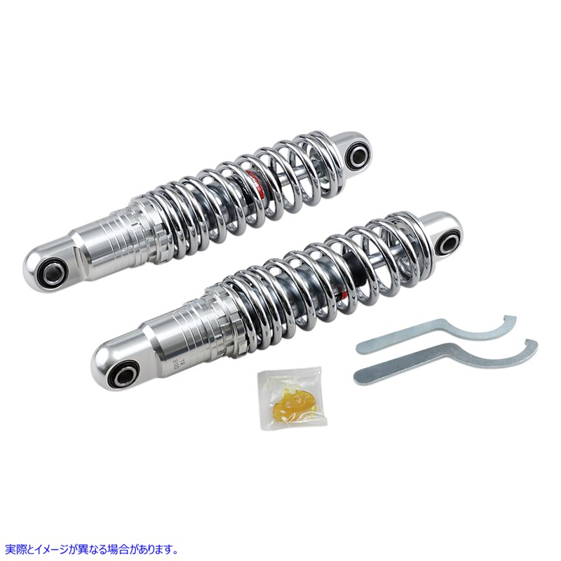 取寄せ プレミアム車高調整式ショックアブソーバー - クローム - ヘビーデューティー - 12インチ ドラッグ ショック Premium Ride-Height Adjustable Shocks - Chrome - Heavy Duty - 12 1310-1671 13101671