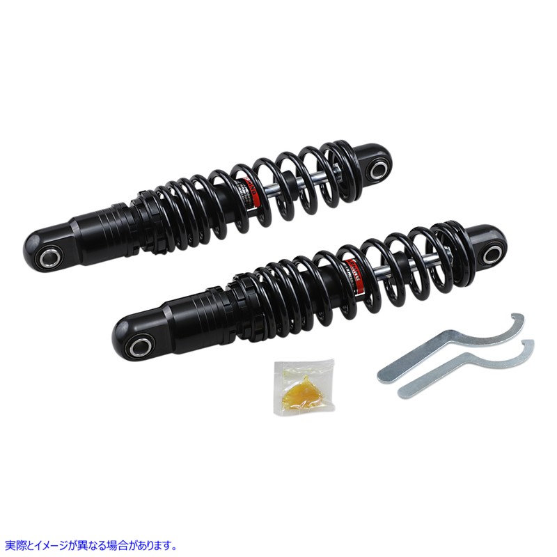 取寄せ プレミアム車高調整式ショックアブソーバー - ブラック - ヘビーデューティー - 13インチ ドラッグ ショック Premium Ride-Height Adjustable Shocks - Black - Heavy Duty - 13 1310-1674 13101674