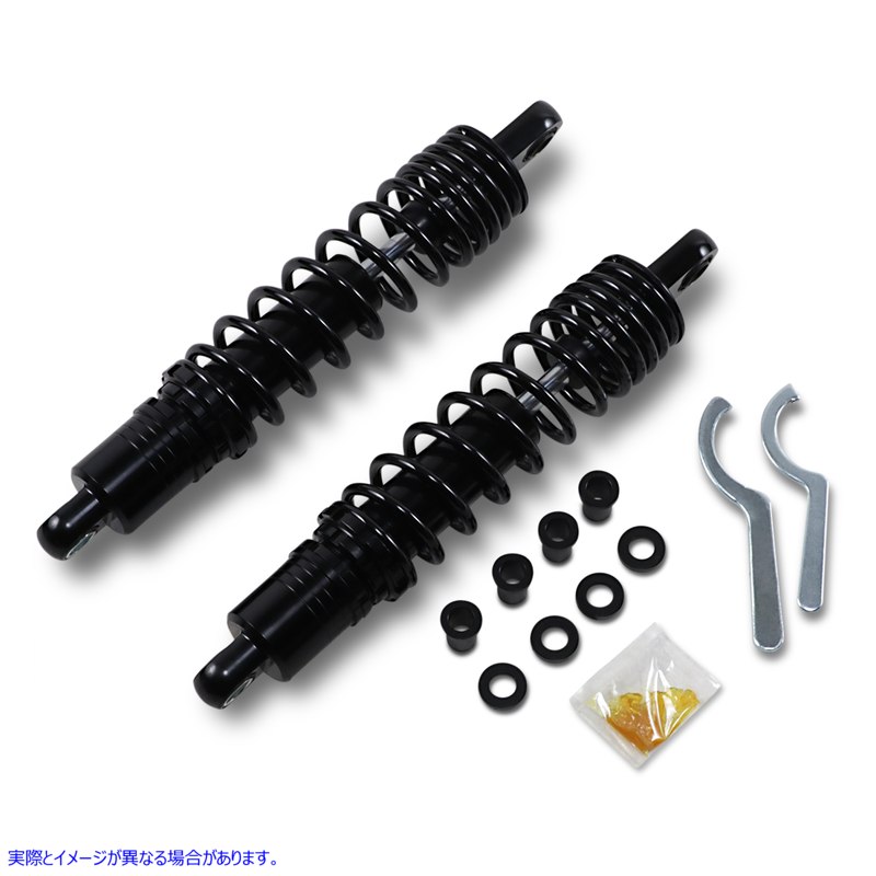 取寄せ プレミアムライドハイイトアジャスタブルショック - 13.50」 ドラッグ ショック Premium Ride-Height Adjustable Shocks - Black - Standard - 13.5 1310-1832 13101832