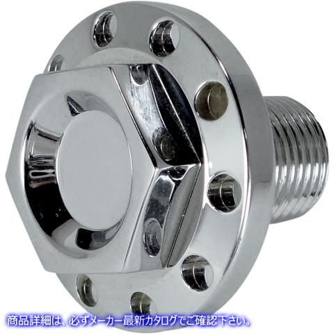 取寄せ ステアリングステムボルト - クロームメッキ - 99-05 FXD | 88-20 XL ジョーカーマシーン Steering Stem Bolt - Chrome-Plated - '99-'05 FXD | '88-'20 XL 10-011C 04100174