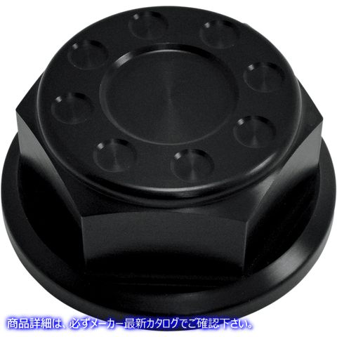取寄せ ステアリングステムナット - ブラックアルマイト ジョーカーマシーン Steering Stem Nut - Black Anodized 10-015B 04100176