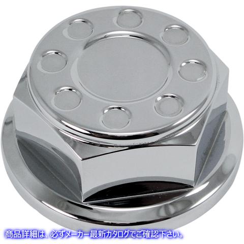 取寄せ ステアリングステムナット - クロームメッキ ジョーカーマシーン Steering Stem Nut - Chrome-Plated 10-015C 04100177