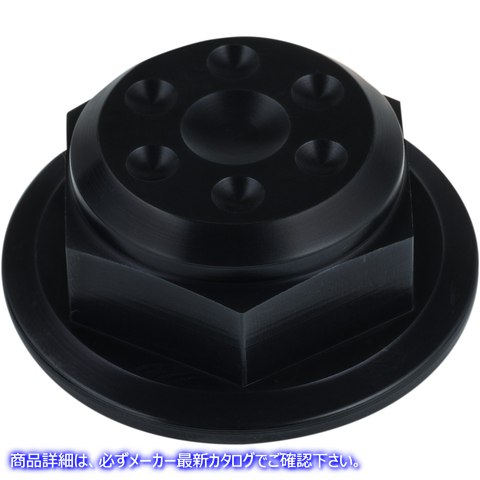 取寄せ ステアリングステムナット - ブラックアルマイト ジョーカーマシーン Steering Stem Nut - Black Anodized 30-012-1 04100296