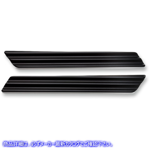 取寄せ サドルバッグラッチインサート - ブラック ジョーカーマシーン Saddlebag Latch Inserts - Black 04-501-1 35011251