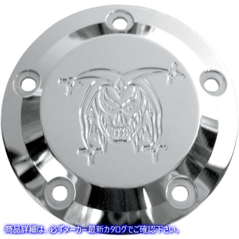 取寄せ ポイントカバー - ジョーカー - 5穴 - クローム ジョーカーマシーン Points Cover - Joker - 5 Hole - Chrome 02-99J DS325923